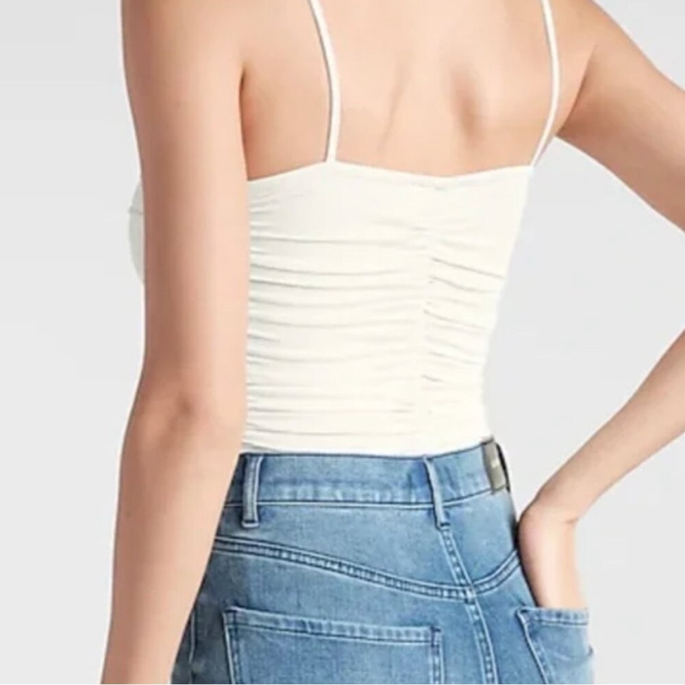 Express Ruched Body Contour Bodysuit - Picture 3 of 7